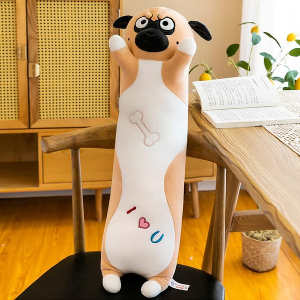 Almohada Perro para Abrazar - 60 cm, Ultrasuave y Abrazable, Ideal para Niños y Descanso