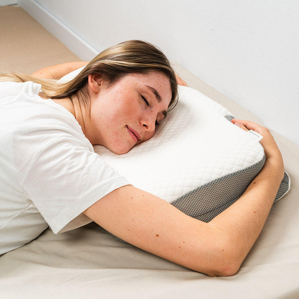 Almohada Cervical Ergonómica 3 en 1 – Descansa mejor, respira mejor, vive mejor
