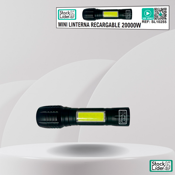 Mini Linterna Recargable 20000W